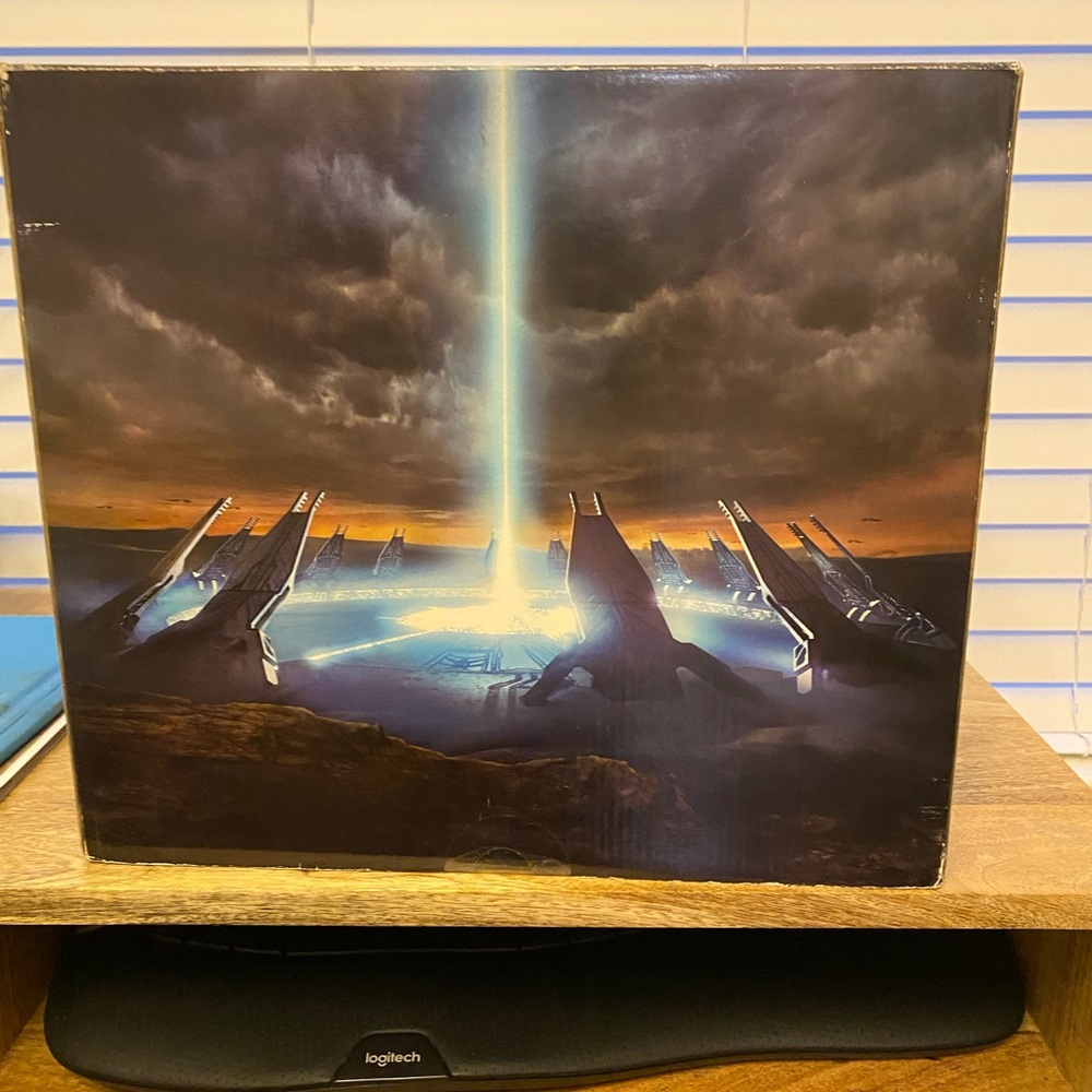 Halo Helmet with the original box it came in